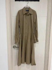 ポロラルフローレン シャツ ワンピース カーキベージュ