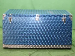 【未使用】コマキュー様専用　デコトラ  ステンレス ウロコ 工具箱 900のサムネイル