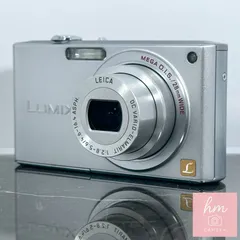 【美品】Panasonic LUMIX DMC-FX33 シルバー コンパクトデジタルカメラ 720万画素 広角28mm 光学3.6倍ズーム MEGA O.I.S. おまかせiA ライカレンズ パナソニック