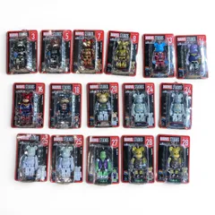 【まとめ売り】BE@RBRICK ベアブリック／キーホルダー　MARVEL マーベル　2025年1番くじ　16体　キングラム[68]