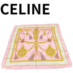 美品✨CELINE セリーヌ シルク 大判スカーフ ストール イタリア製 馬車