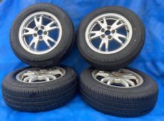 NISSAN14インチ シルバー アルミホイール スポーク(タイヤ165/55