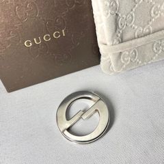 GUCCI グッチ】シルバー 925 インターロッキングG ネクタイピン 銀