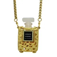 CHANEL シャネル ココ オードゥ パルファム フレグランス 香水 ミニボトル付き ネックレス ペンダント GP ゴールド
