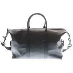 COACH (コーチ) 総柄シグネチャー ボストンバッグ ショルダーバッグ ブラック