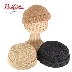ベーシックエンチ Basiquenti ペーパーロールキャップ Paper Roll Cap フィッシャーマン 蒸れにくい 麦わら ペーパー つば無し キャップ 帽子 カジュアル シンプル おしゃれ メンズ レディース ユニセックス UVカット k11656のサムネイル