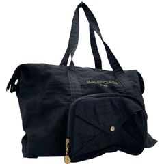 美品】 バレンシアガ ボストンバッグ 2way ゴールド金具 BB トラベル
