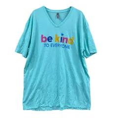 デルタアパレル　メンズTシャツ　ミントグリーン　3XL Vネック【4128】