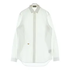 Dior HOMME (ディオールオム) BEE刺ロゴ 長袖シャツ ホワイト 233C541B2088のサムネイル
