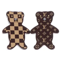 LOUIS VUITTON (ルイヴィトン) ダミエ/モノグラム ブロッシュ・ヌヌール ベアー ブローチセット ピンバッジ ブラウン M6493のサムネイル