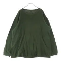 Porter Classic (ポータークラシック) THERMAL CREWNECK サーマル クルーネック 長袖Tシャツ オリーブのサムネイル