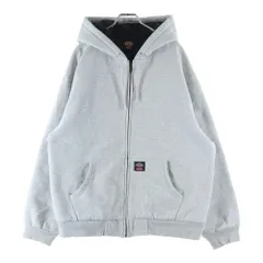 SUPREME (シュプリーム) 24AW ×Dickies Quilted Lined Zip Up Hooded Sweatshirt ×ディッキーズ キルティング ラインド ジップ アップ フード スウェットシャツ グレー
