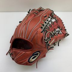 アシックス硬式キャッチャーミット赤黒 - メルカリ