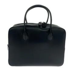 MAISON CANAU レザーハンドバッグ　ブラックのサムネイル