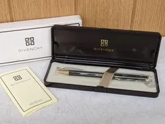 ジバンシー/GIVENCHY ツイスト式ボールペン ブラック×ゴールド 昭和レトロ ※インクOK＊mdd26005のサムネイル