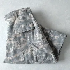 ■古着 USARMY 米軍実物 ACUミリタリーパンツ トラウザー コンバットパンツ デジタルカモフラージュ 迷彩 07年製 M-R 実寸W34L31【L6032】