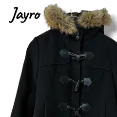 Jayro ジャイロ ブラック レディース アウター 長袖 ジャケット ダッフルコート ファー付き 防寒 ショート丈 冬 防寒【Mサイズ】0001470OCのサムネイル