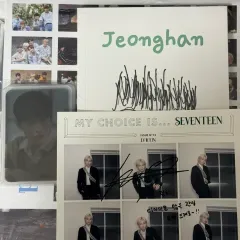 SEVENTEEN(セブンティーン・セブチ) ジョンハン(JEONGHAN) DICON IDEAL CUT 未開封 ノート サイン ステッカー トレカ