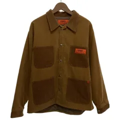 【中古】　UNIVERSAL OVERALL　コーデュロイジャケット　ブルゾン　フルボタン　胸ポケット　細畝　古着　/0143