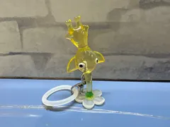 【K8-16】◎ ピクミン ガチャ めじるしアクセサリー つぼみ 黄ピクミン　中古