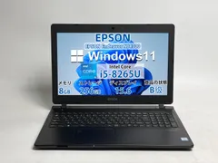 【良品】【7 日保証付き】EPSON Endeavor NJ4300/Intel Core i5-8265U/8GB /SSD256GB /Windows /Office付き N2165_564のサムネイル