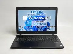 【良品】【7 日保証付き】EPSON Endeavor NJ4300/Intel Core i5-8265U/8GB /SSD256GB /Windows /Office付き N2165_622のサムネイル