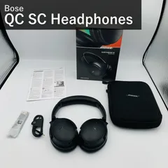 Bose QuietComfort SC Headphones ブラック 完全ワイヤレス ヘッドホン ノイズキャンセリング Bluetooth 接続 マイク付 最大24時間再生 急速充電 オーディオケーブル付属 ボーズ クワイエットコンフォート 国内正規品