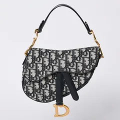 Christian Dior クリスチャンディオール サドルバッグ Saddle Bag  05-RU-1118 ミニディオール Mini Dior オブリーク ジャガード 美品 中古 4a000850のサムネイル