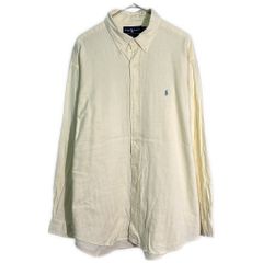 90s ポロラルフローレン LOWELLSPORT リネンシャツ XL クリーム - メルカリ