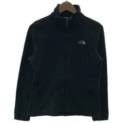 【中古】　THE NORTH FACE　フリース　ジャケット　ハイネック　フルジップ　無地　ワンポイント　刺しゅう　アウトドア　古着　/7113