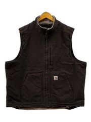 Carhartt カーハート ベスト Mサイズ ダック生地 ボア裏地 - メルカリ