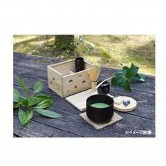未使用 茶道具 平安京泉造 清水焼 輪花祥瑞山水図 鉢 染付 底印 共箱
