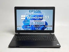 【良品】【7 日保証付き】EPSON Endeaver NJ4100E/Intel Core i5-7200U/8GB /SSD256GB /Windows /Office付き N2860_1097のサムネイル