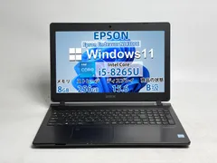 【良品】【7 日保証付き】Epson Endeavor NJ4300E/Intel Core i5-8265U/8GB /SSD256GB /Windows /Office付き N3013_666のサムネイル