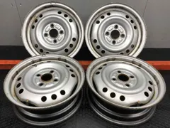 スチールホイール/鉄ホイール 14インチ 4本 4.5J4HPCD100約+48 ハブ径54mm タント ミライース等 (SHK025)のサムネイル