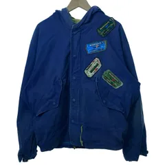【中古】　KARL HELMUT　ブルゾン　フード　フルジップ　ワッペン　日本製　古着　/3001