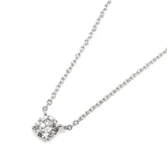 Vendome Aoyama ヴァンドーム青山 Pt950プラチナ Pt850プラチナ キャトル ネックレス ダイヤモンド0.27ct 2.1g 41cm レディース 中古