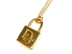 Dior ディオール ネックレス パドロック 南京錠 喜平 社外チェーン 鍵