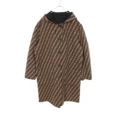 FENDI フェンディ リバーシブル ズッカ柄 フルジップコート L相当