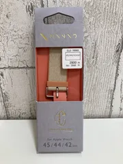 Apple　Watch用MINIOハイブリッドレザーバンド　(45/44/42mm) ELE-70069【TA】