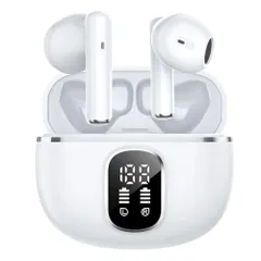 イヤホン Bluetooth ワイヤレスイヤホン AIスマートENC通話IPX7防水最大65時間再生 2026最新ブルートゥースイヤホン EDR+Bluetooth5.4搭載 カルナ型 HIFI音質低遅延接続瞬時 WEB会議/運動/ゲーム/テレワーク/通学/通