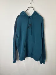 S00797｜adidas｜アディダス｜パーカー｜フーディー｜Green｜グリーン｜90S｜Y2K｜古着｜アメカジ｜USA古着｜ヴィンテージ｜ストリート｜スポーツMIX｜トレフォイル｜メンズL｜スウェットフーディー｜オーバーサイズ