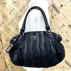 プラダ ハンド トートバッグ 革 ナイロン フォーマル FW146