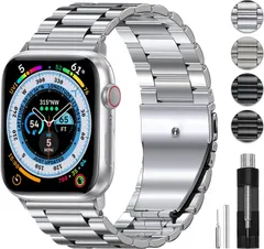106h2786 EPULY コンパチブル アップルウォッチバンド 49mm 46mm 45mm 44mm 42mm Apple Watch用のバンド ステンレス鋼 調整器具付き 防錆耐食