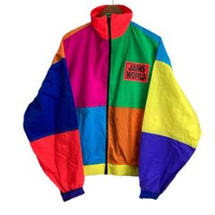 JAMS WORLD HONOLULU USA製 マルチカラー ブルゾン S - メルカリ