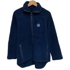 【中古】　Helly Hansen　ボアジャケット　ハイネック　フルジップ　無地　ワンポイント　アウトドア　古着　/1152