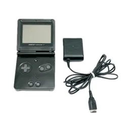 Nintendo ニンテンドウ GAMEBOY ADVANCE SP ゲームボーイアドバンス 充電器付 ブラック