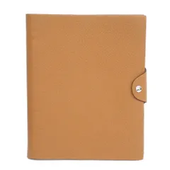 NA13411 エルメス 手帳カバー ユリスMM ブラウン系 □P刻印 リフィル付き ユニセックス HERMES 中古・美品