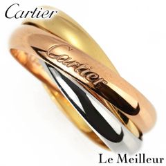 【新品仕上済】 Cartier トリニティ イエローゴールド K18YG リング 15号 レディース 返品OK