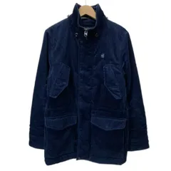 【中古】　G-STAR RAW　コーデュロイジャケット　ブルゾン　アウター　ハイネック　フルジップ　無地　細畝　ワンポイント　ブランドロゴ　プレート　古着　/1587のサムネイル